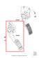 2012-16 Ford F250 Lariat Crew Cab 6.2L 4WD Accelerator Throttle Gas Pedal Sensor - Alshned Auto Parts