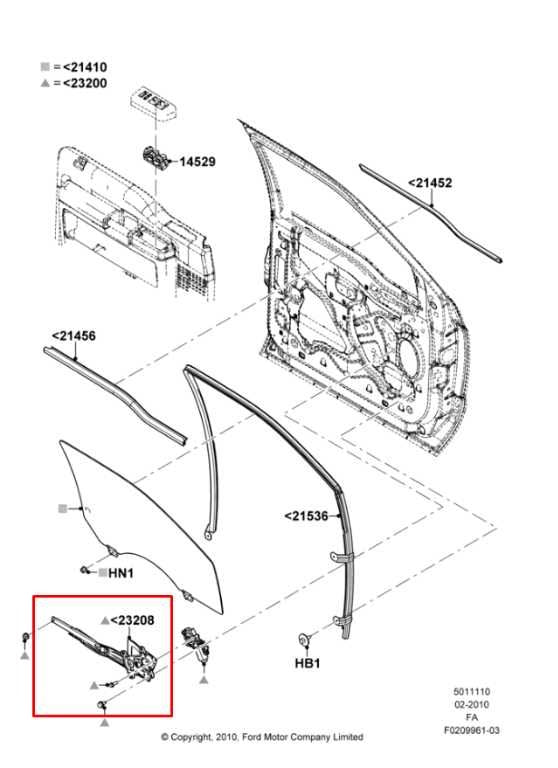 01-12 Ford F250 Super Duty 6.2L Front Passenger Right Side Door Window Regulator - Alshned Auto Parts