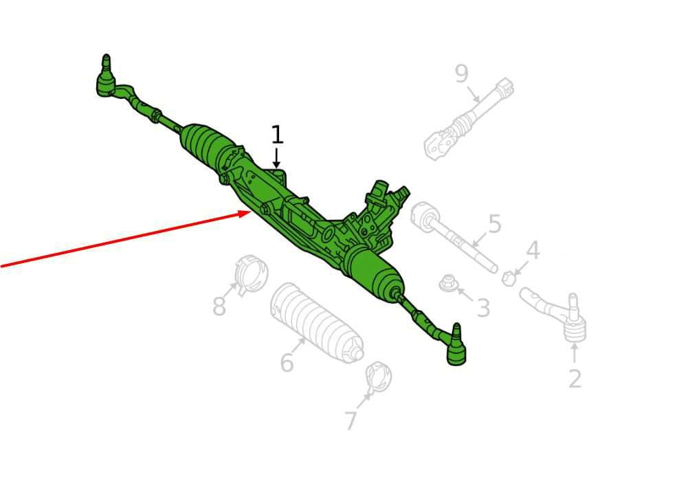 2008-15 Mercedes-Benz C350 Sport Power Steering Gear Rack and Pinion 2044601900 - Alshned Auto Parts