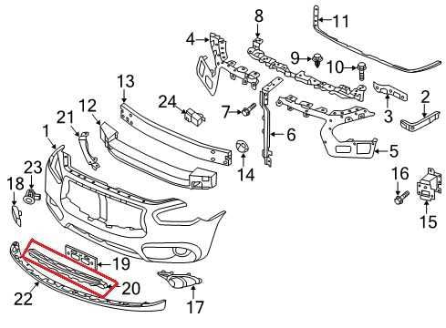 2016-2020 Infiniti QX60 Front Bumper Molding Lower Grille 62074-9NC0A OEM - Alshned Auto Parts