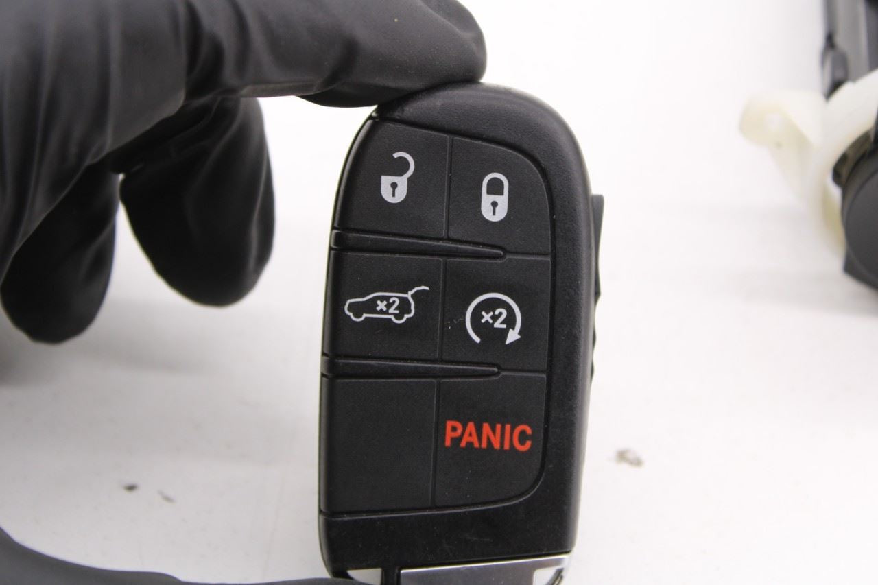 2014-22 Jeep Grand Cherokee Engine Start Stop Ignition Switch Button w/ Key Fob - Alshned Auto Parts