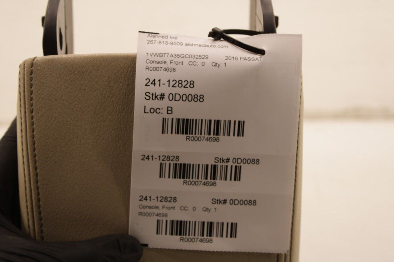 12-19 Volkswagen Passat SE FR Center Console Armrest Storage Lid 561-863-239-AE - Alshned Auto Parts