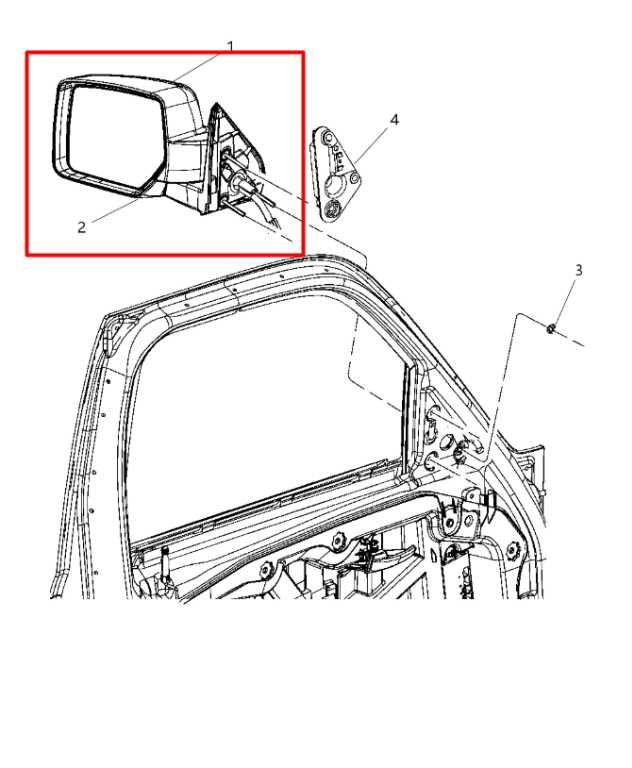 2010-12 Jeep Liberty Sport 3.7L Driver Left Side Rear View Mirror 68067153AC OEM - Alshned Auto Parts