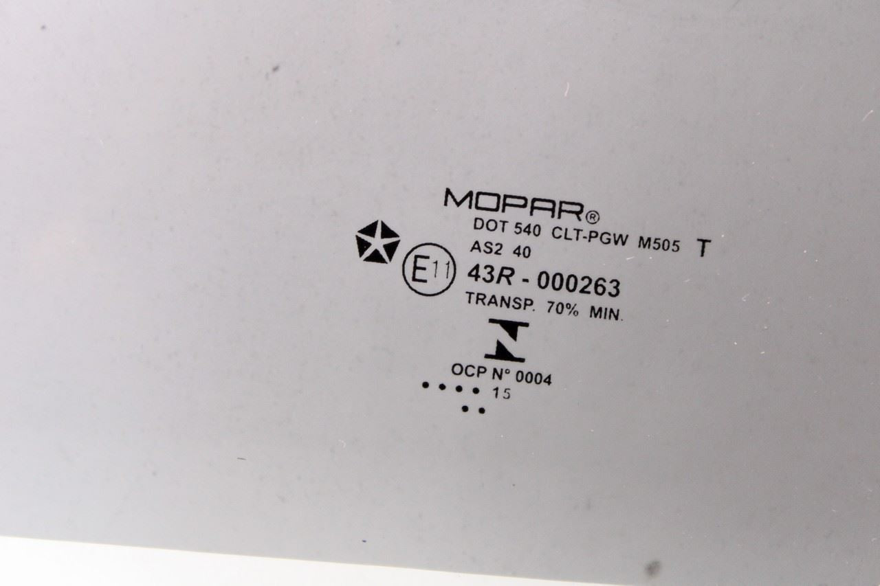 11-2018 RAM 1500 Laramie Front Left Driver Side Door Window Glass 68700439AA OEM - Alshned Auto Parts