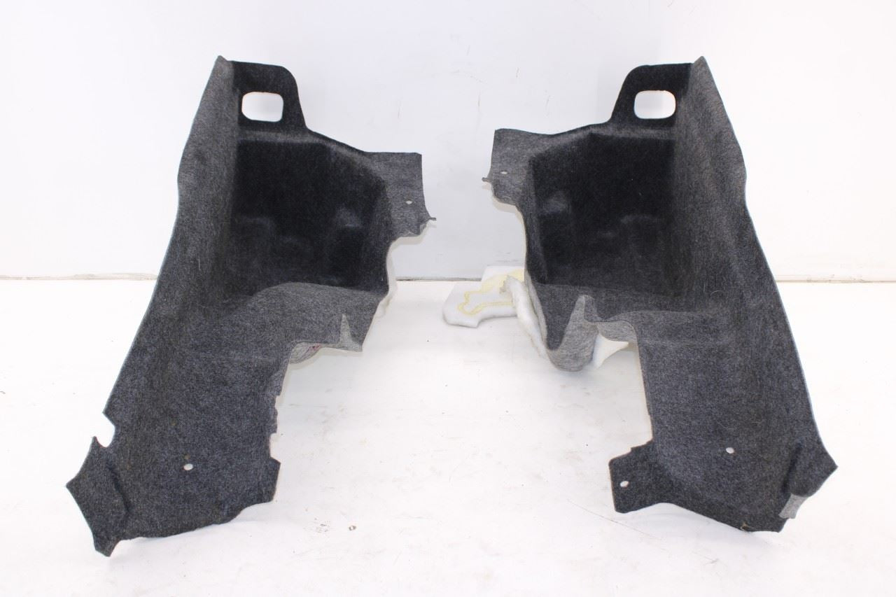 15-23 Ford Mustang Convertible V6 3.7L Rear Trunk Side Quarter Panel Carpet Set0