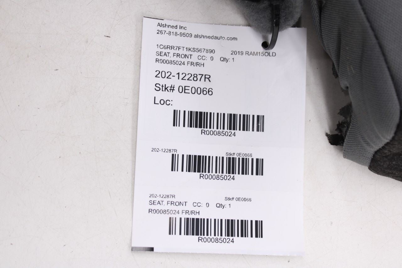 14-24 Ram 1500 Classic Express Quad Cab 5.7L Front Right Side Seat Lower Cushion9