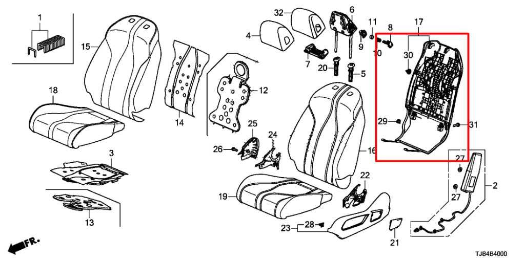 2019-25 Acura RDX SH-AWD 2.0L Front Driver Left Side Seat Back Panel Cover Trim - Alshned Auto Parts