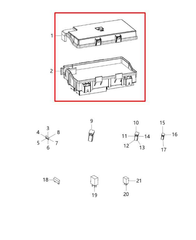 15-18 Ram 2500 Tradesman 6.4L 2WD Intelligent Power Distribution Center Fuse Box - Alshned Auto Parts