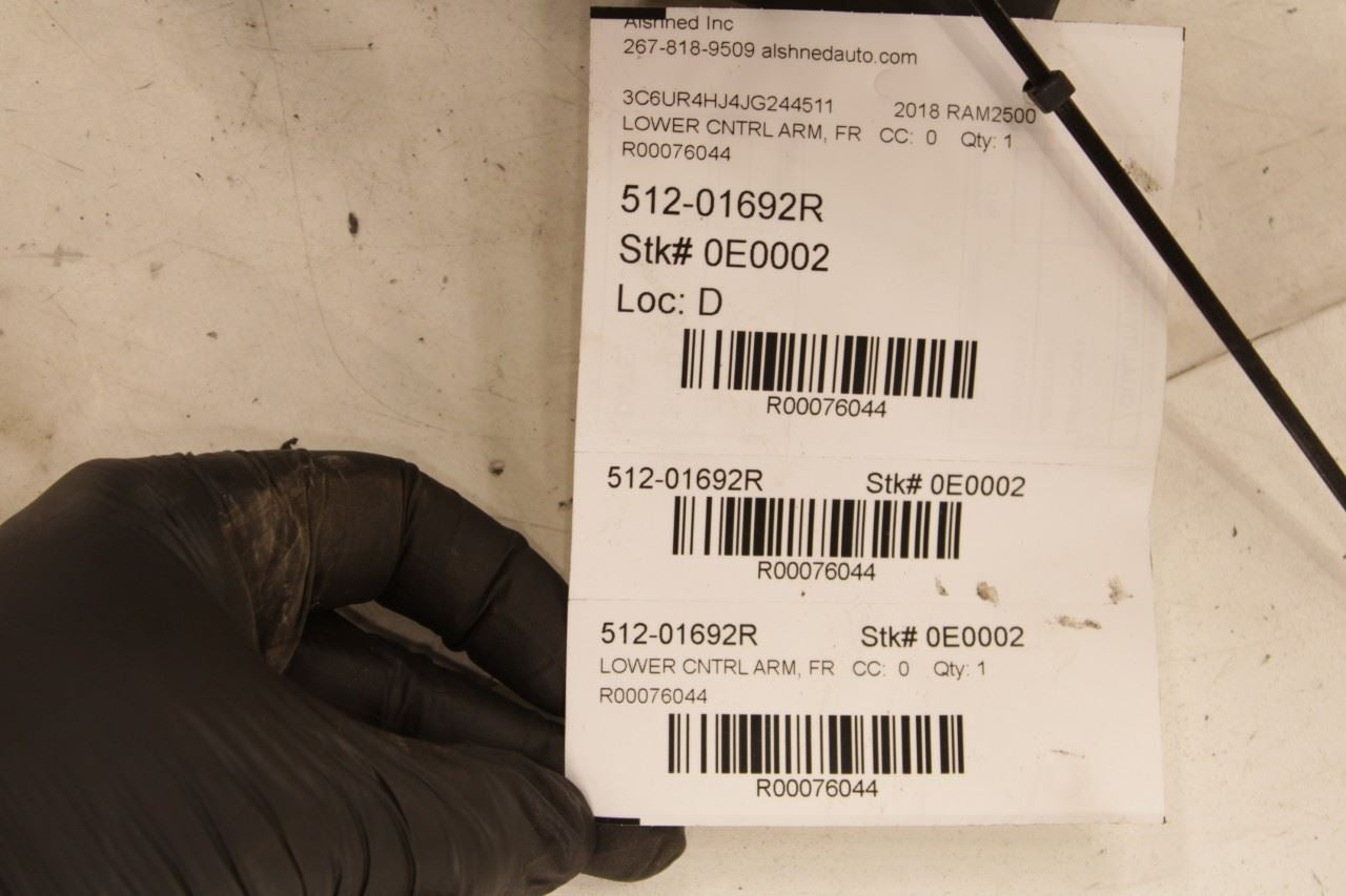 2014-18 RAM 2500 3500 Tradesman 4x2 Front Right Side Lower Control Arm 4877282AG - Alshned Auto Parts
