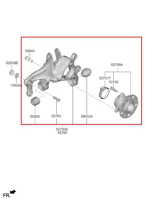 2021-2024 Kia K5 GT-Line Rear Left Driver Side Spindle Knuckle Hub 52710-L3500 - Alshned Auto Parts