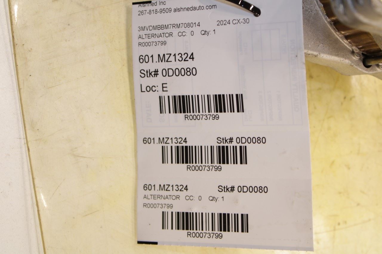 2021-2025 Mazda CX-30 2.5 S 2.5L Alternator Generator PGH4-18-300 OEM - Alshned Auto Parts