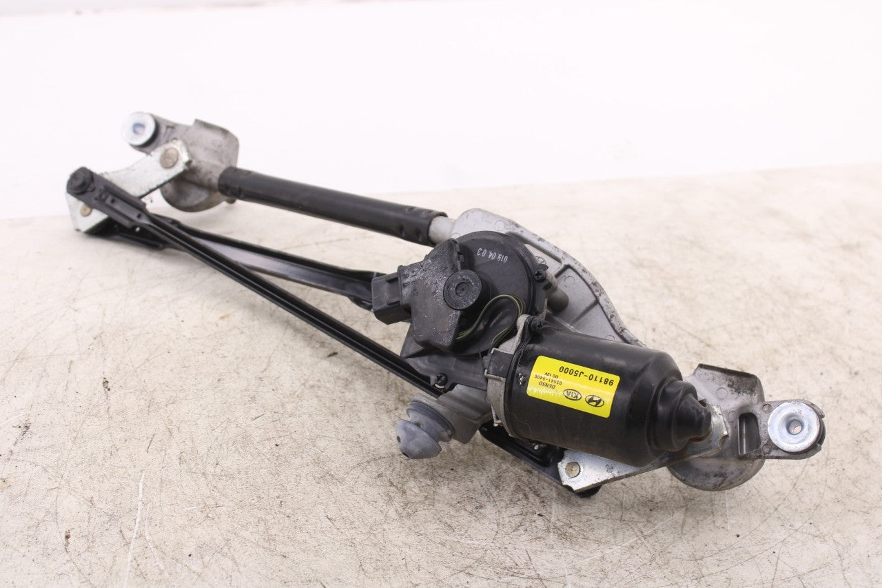 19-2021 Hyundai Veloster 2L Front Windshield Wiper Transmission Linkage w/ Motor2