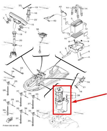 2021-2025 Yamaha VX Deluxe Fuel Pump Assembly 6S5-13907-04-00 OEM1