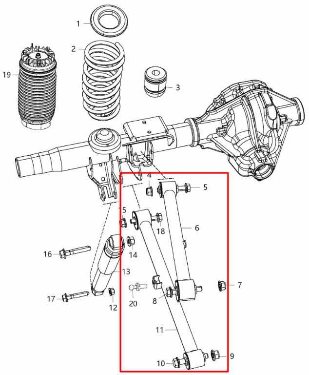 13-24 Ram 1500 Classic Express Quad Cab 4WD Rear RH and LH Side Control Arm Set1