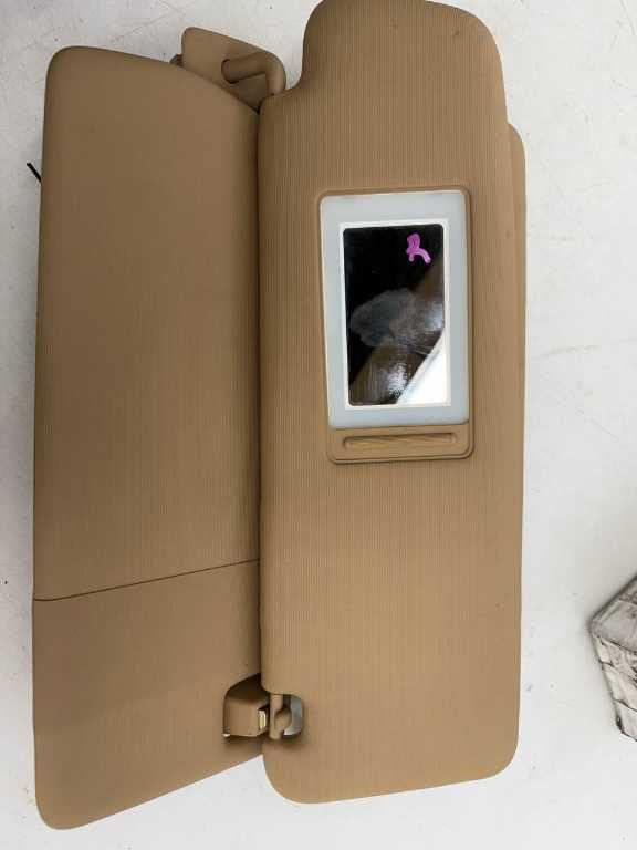 11-18 Porsche Cayenne S Front Right and Left Side Sun Visor Set w/ Mirror *ReaD*9