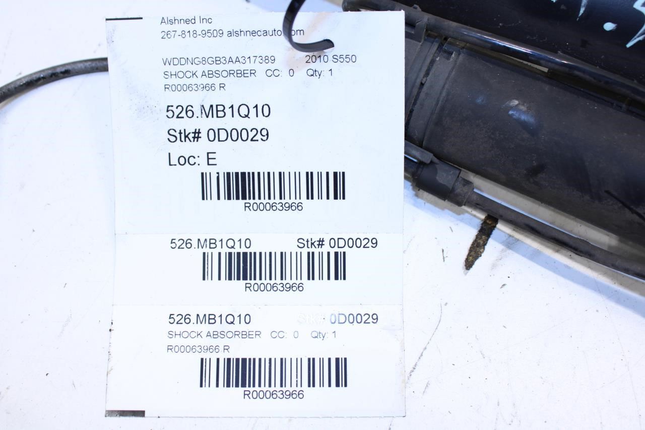 07-13 Mercedes-Benz S550 AWD Rear RH Side Shock Strut Absorber 221-320-56-13-89 - Alshned Auto Parts