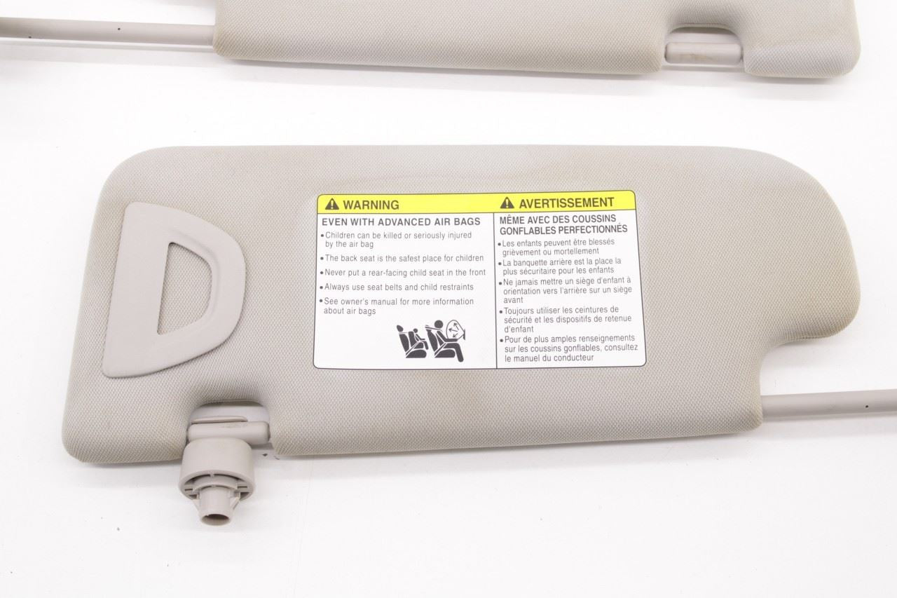 14-24 Infiniti Q50 Premium Front RH LH Side Sun Visor Set w/ Illuminated Mirror - Alshned Auto Parts