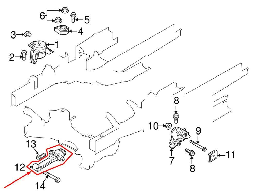 16-20 Kia Sorento LX 3.3L Front Engine Torque Arm Roll Rod Mount 21950-C5100 OEM - Alshned Auto Parts