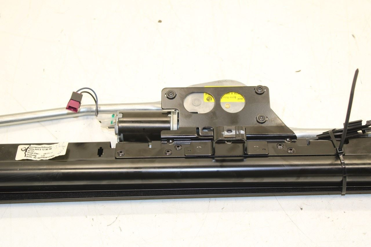 2010-2015 BMW 750Li xDrive Rear Window Sun Shade Roller Blind w/ Covering Caps - Alshned Auto Parts