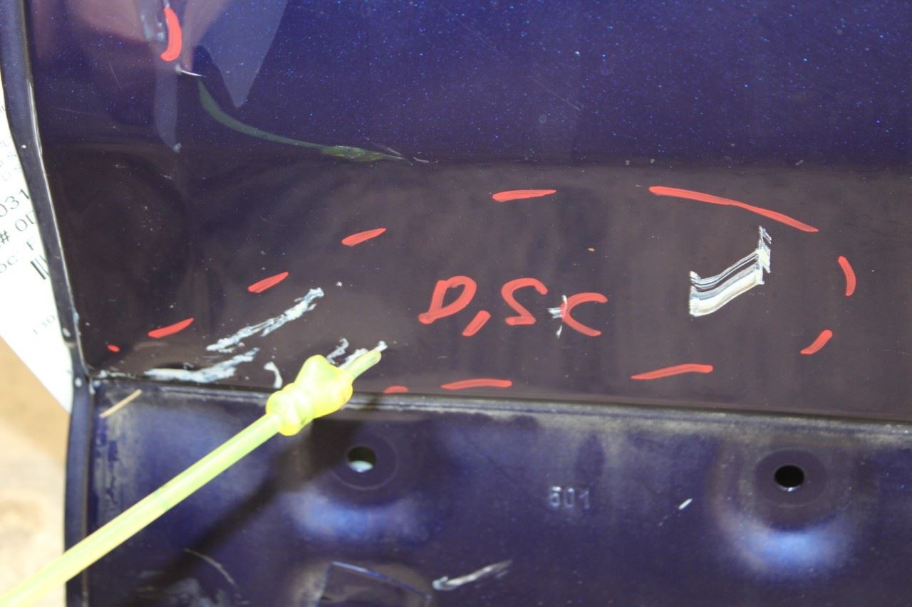 2015-2023 Jeep Renegade Rear Left Driver Door Shell Panel 68320803AA OEM *ReaD* - Alshned Auto Parts