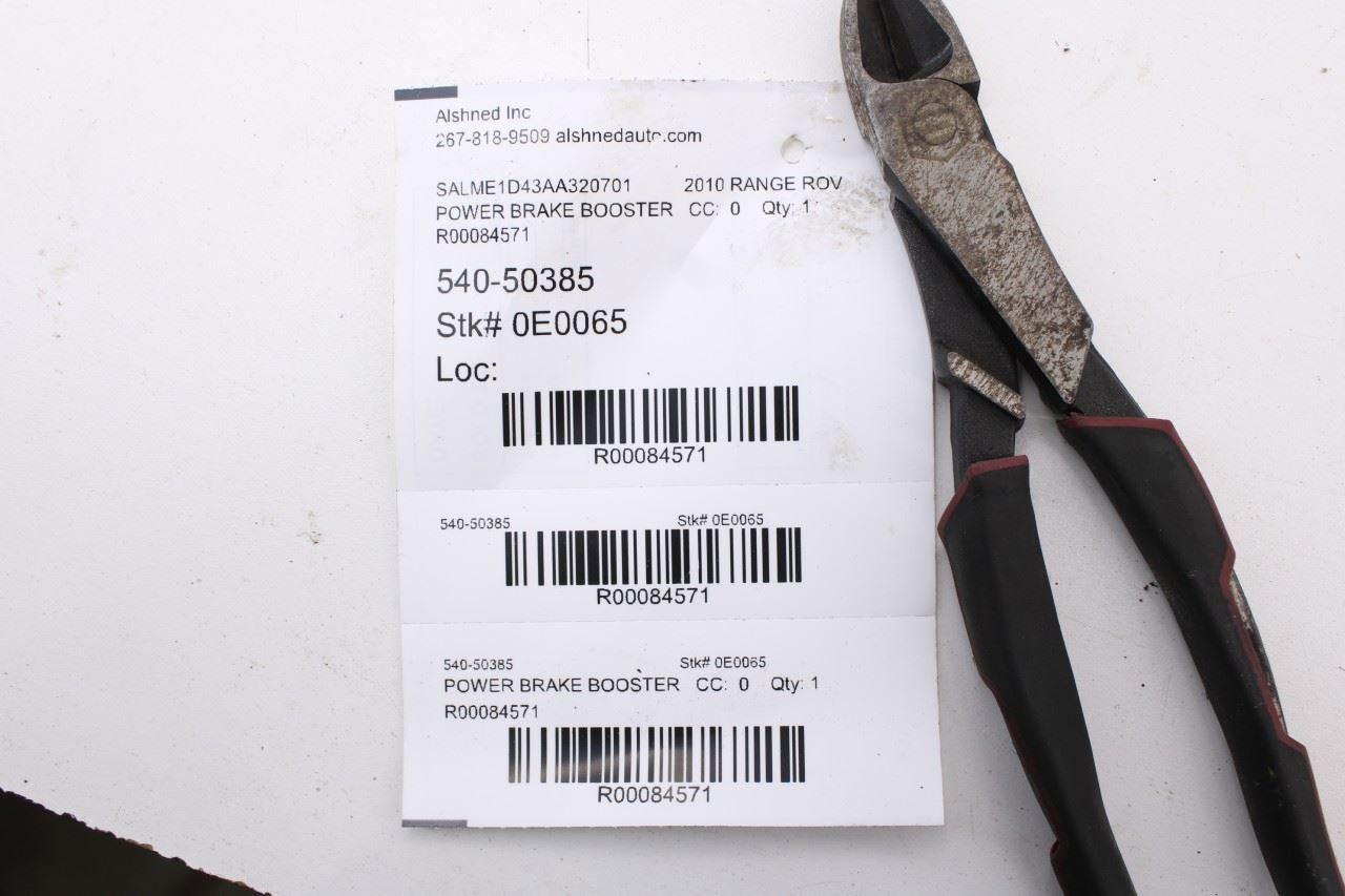 2010-2012 Land Rover Range Rover HSE 5.0L Power Brake Booster LR012899 OEM13