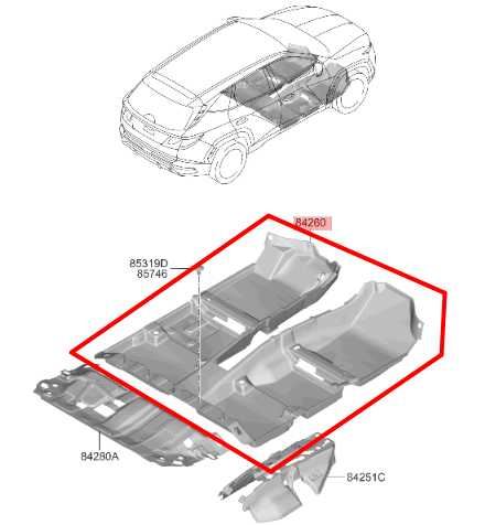 22-24 Hyundai Tucson SEL 2.5L Interior Front and Rear 2nd Row Floor Carpet Liner - Alshned Auto Parts