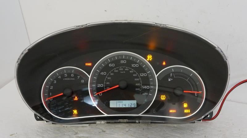 2010-11 Subaru Impreza Limited 2.5L Speed Gauge Instrument Cluster 114K Mileage - Alshned Auto Parts