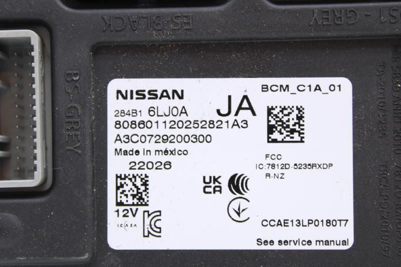 21-2024 Nissan Sentra 2.0L Body Computer Control Module BCM BCU 284B1-6LJ0A OEM - Alshned Auto Parts