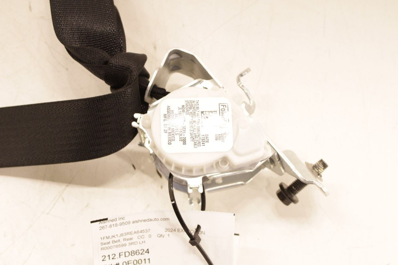 22-24 Ford Expedition MAX XLT Rear Driver Left Side 3rd Row Seat Belt Retractor - Alshned Auto Parts