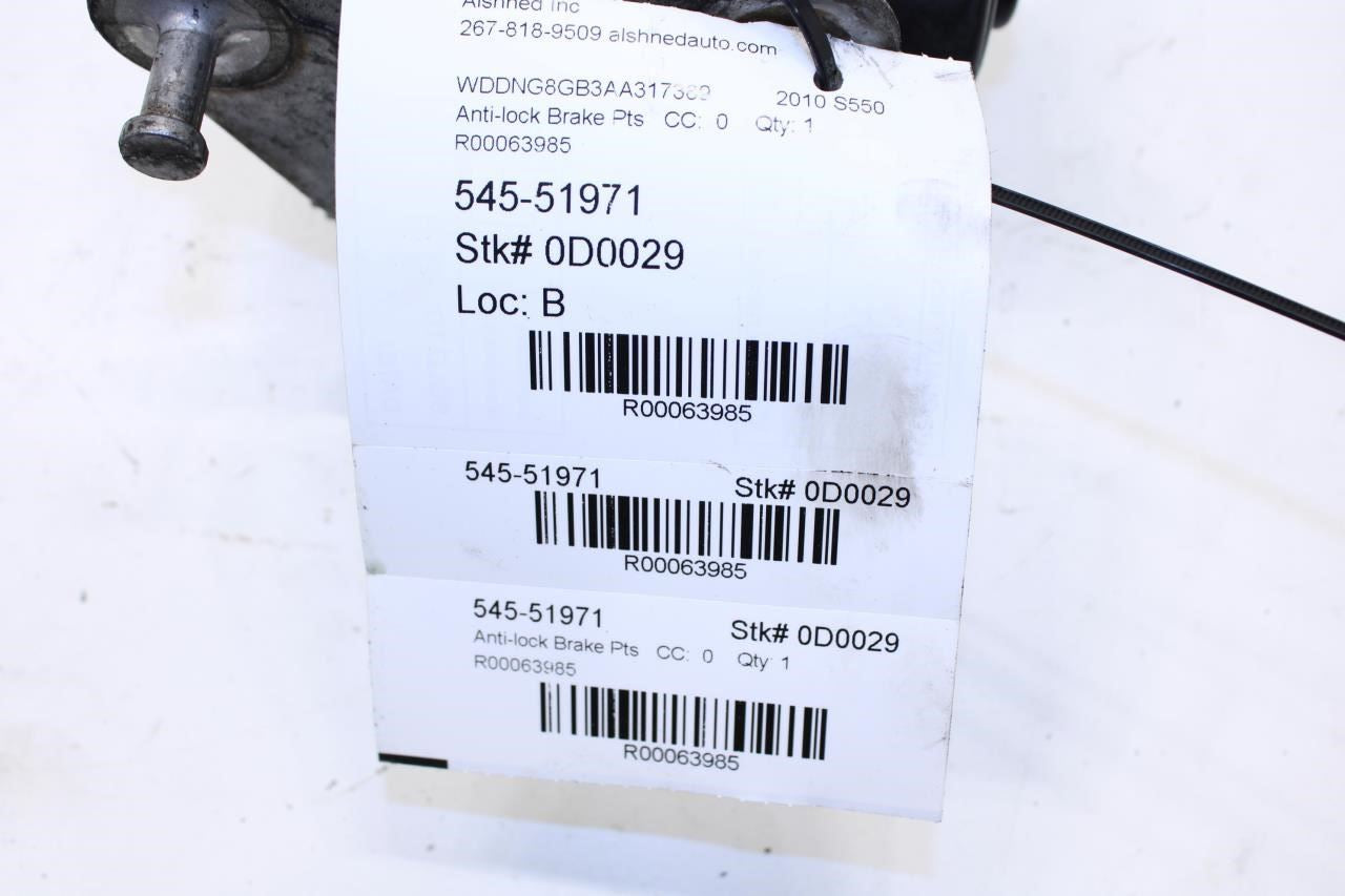 2007-2013 Mercedes-Benz S550 5.5L ABS Anti Lock Brake Pump Control Module - Alshned Auto Parts