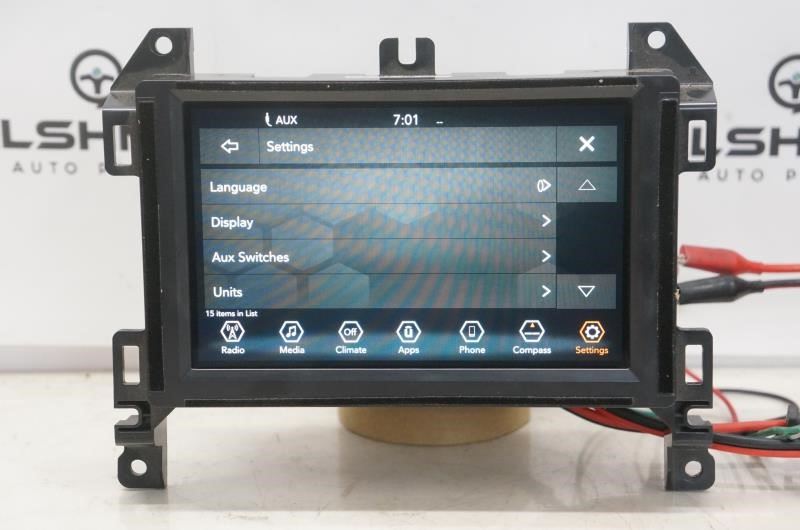 2020 Jeep Gladiator Uconnect 7'' Display Audio Radio Receiver 68406031AH OEM - Alshned Auto Parts