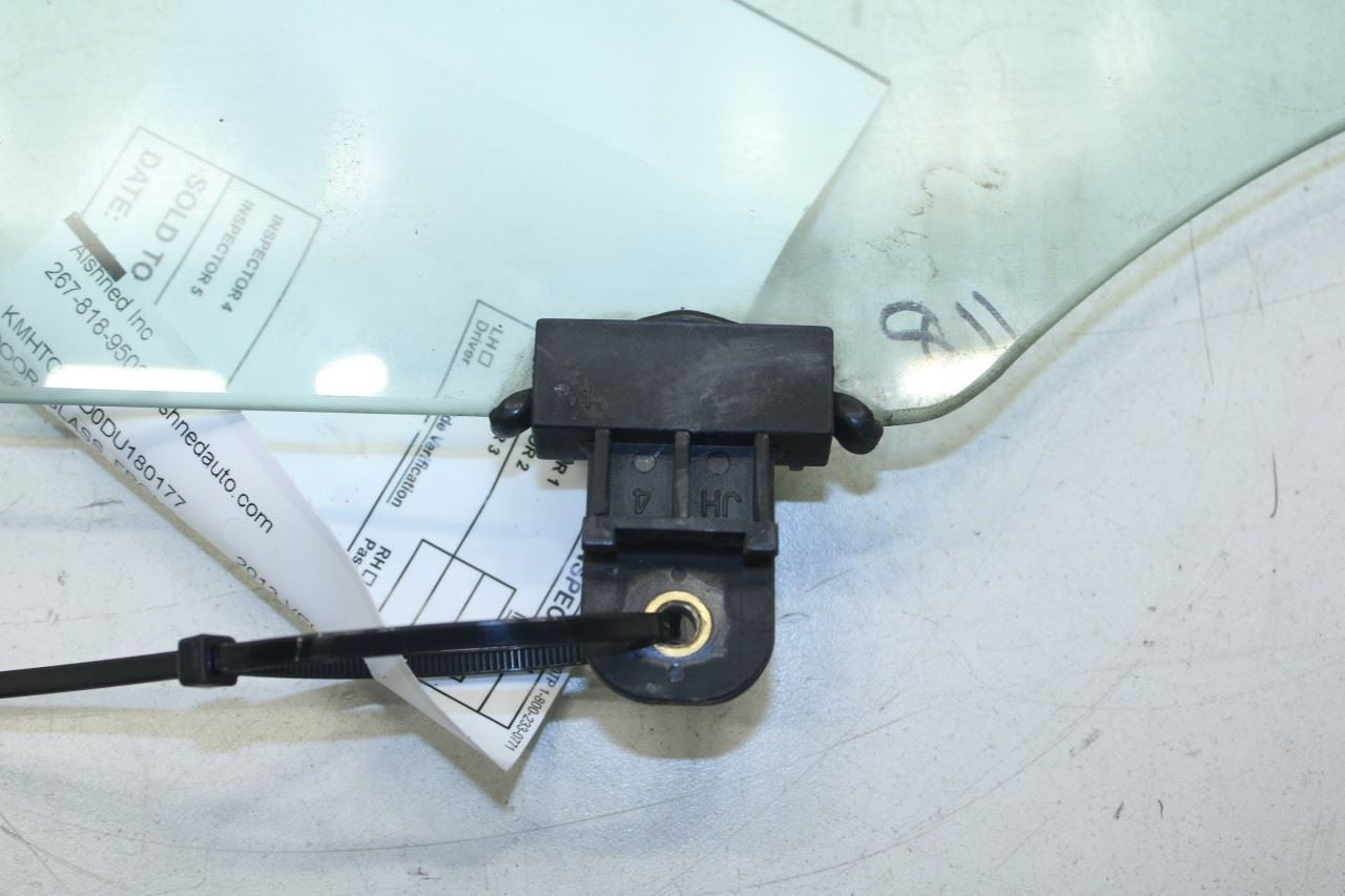 2011-2017 Hyundai Veloster Base Front Left Door Window Glass 82411-2V000 OEM - Alshned Auto Parts