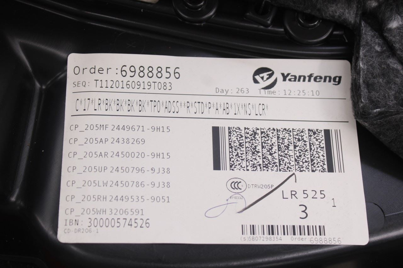 17-21 Mercedes-Benz C300 4Matic Rear Left Door Trim Panel 20573061059H15 *ReaD* - Alshned Auto Parts