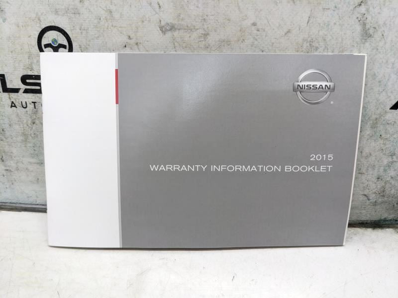 2015 Nissan Altima Sedan Owners Manual set with Case OM15EA-0L33U4 OEM - Alshned Auto Parts