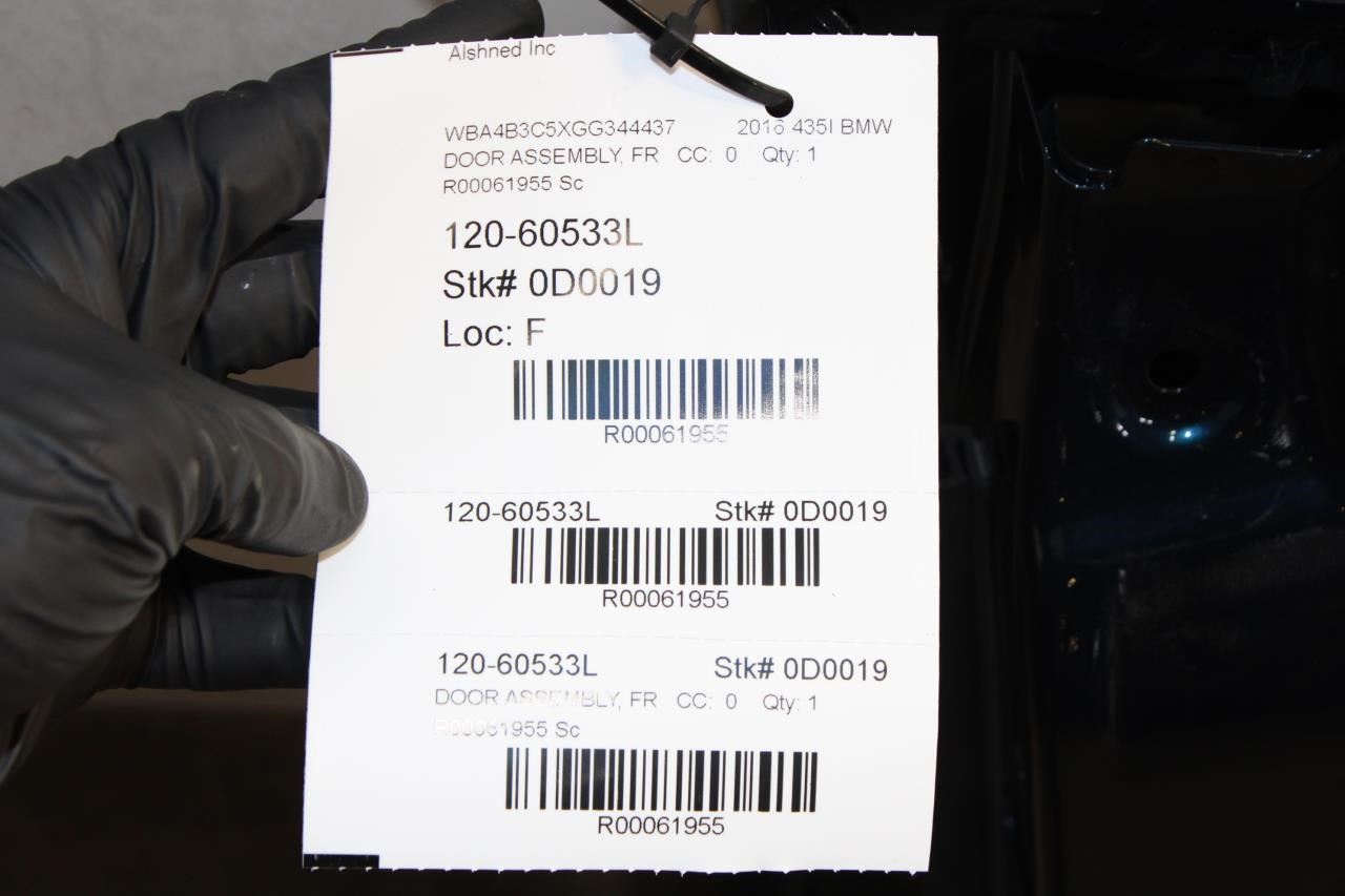 2015-2016 BMW 435i Gran Coupe xDrive Front Left Door Shell Panel 41-00-7-347-721 - Alshned Auto Parts