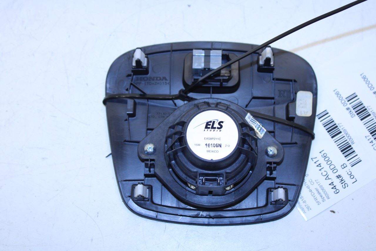 14-2020 Acura MDX Advance Center Dash Instrument Panel ELS Speaker 39120-TZ5-A31 - Alshned Auto Parts
