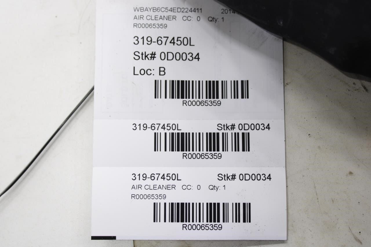 13-15 BMW 750i xDrive 4.4L Engine Driver Left Side Air Intake Cleaner Filter Box - Alshned Auto Parts