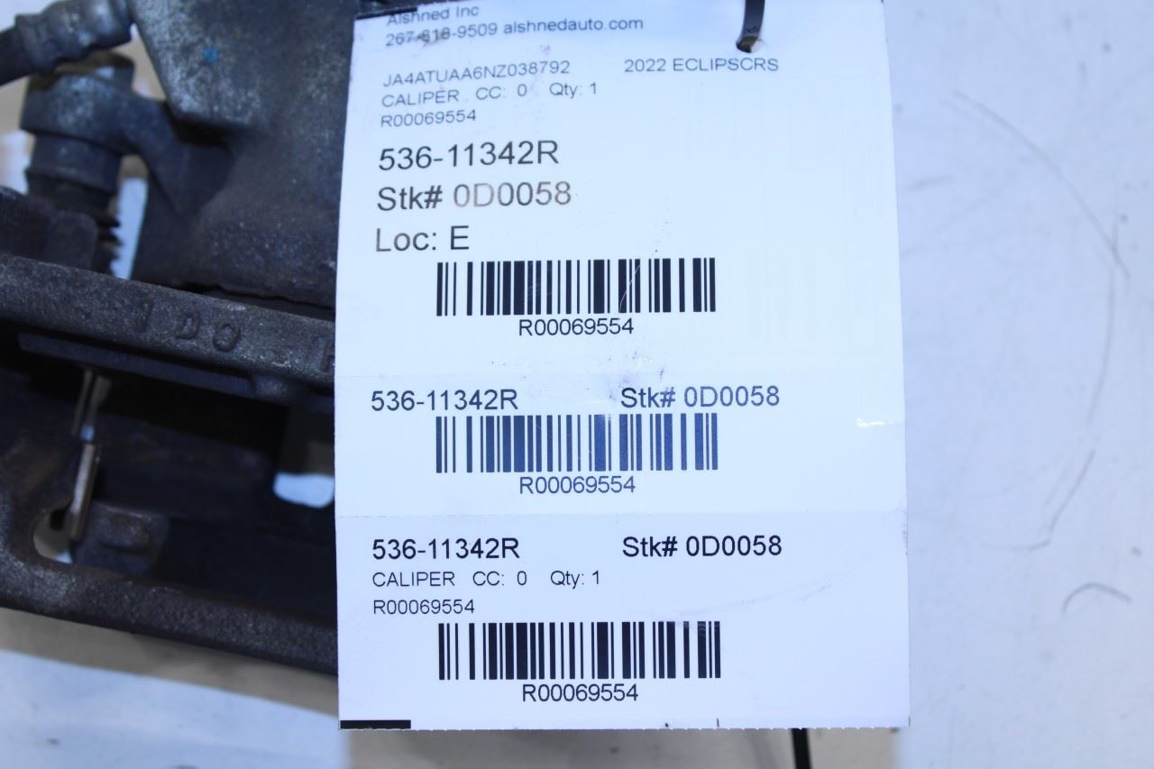 2018-25 Mitsubishi Eclipse Cross ES Rear Right Side Brake Disc Caliper 4605B674 - Alshned Auto Parts