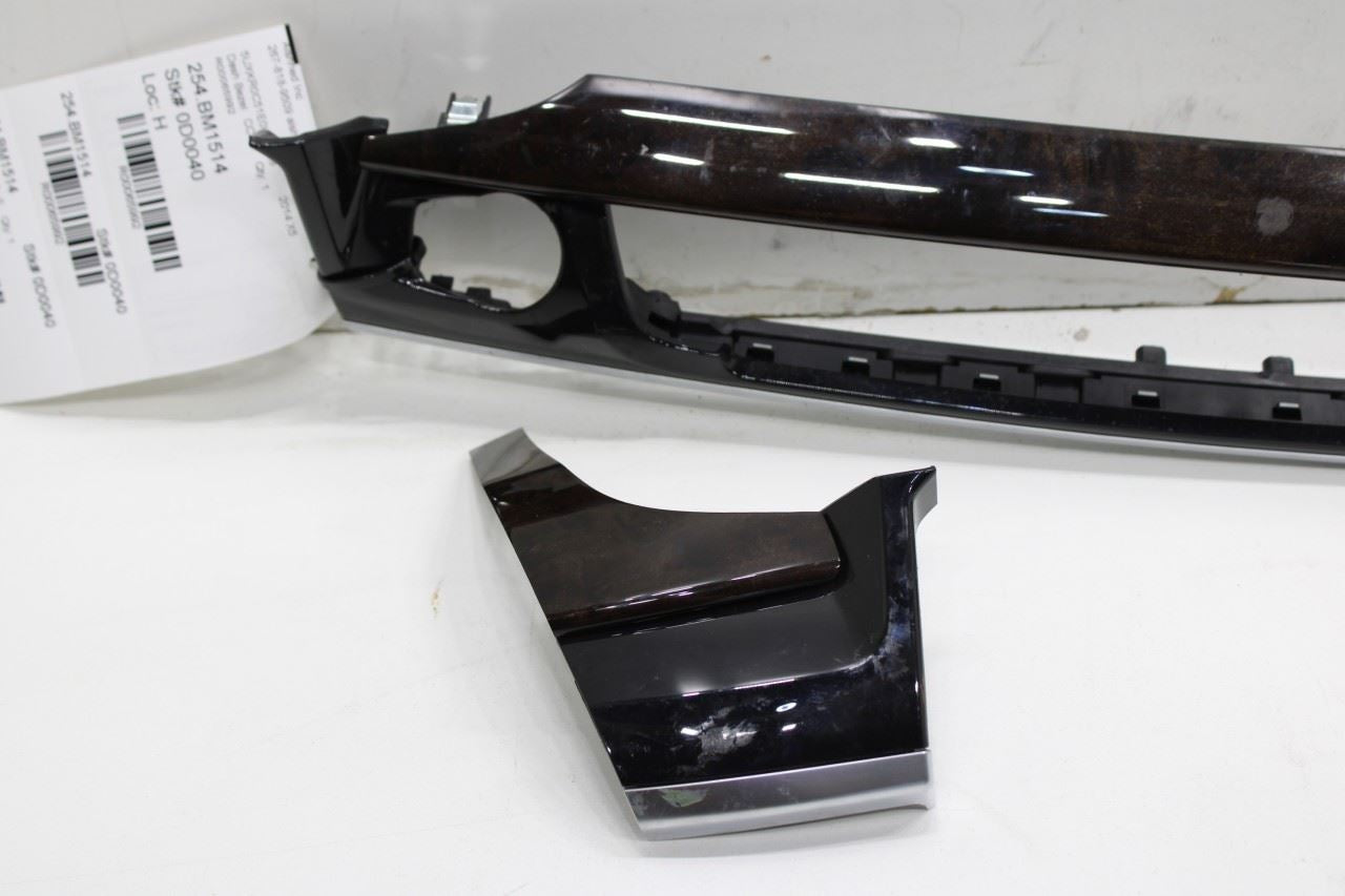 14-18 BMW X5 xDrive35i Front Dashboard RH and LH Side Wood Trim Panel Poplar Set - Alshned Auto Parts