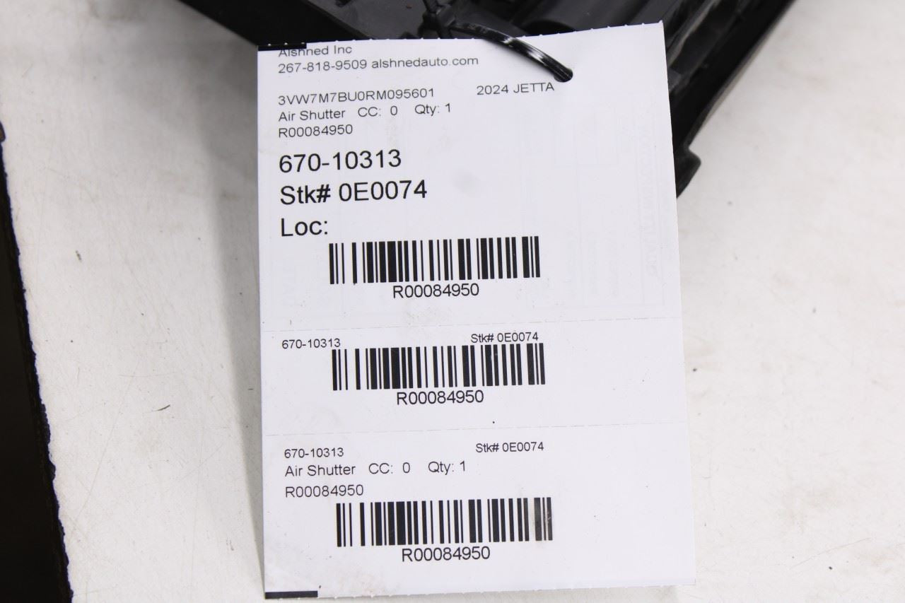 22-24 Volkswagen Jetta SE 1.5L Active Radiator Grille Air Shutter 17A-122-321-H - Alshned Auto Parts