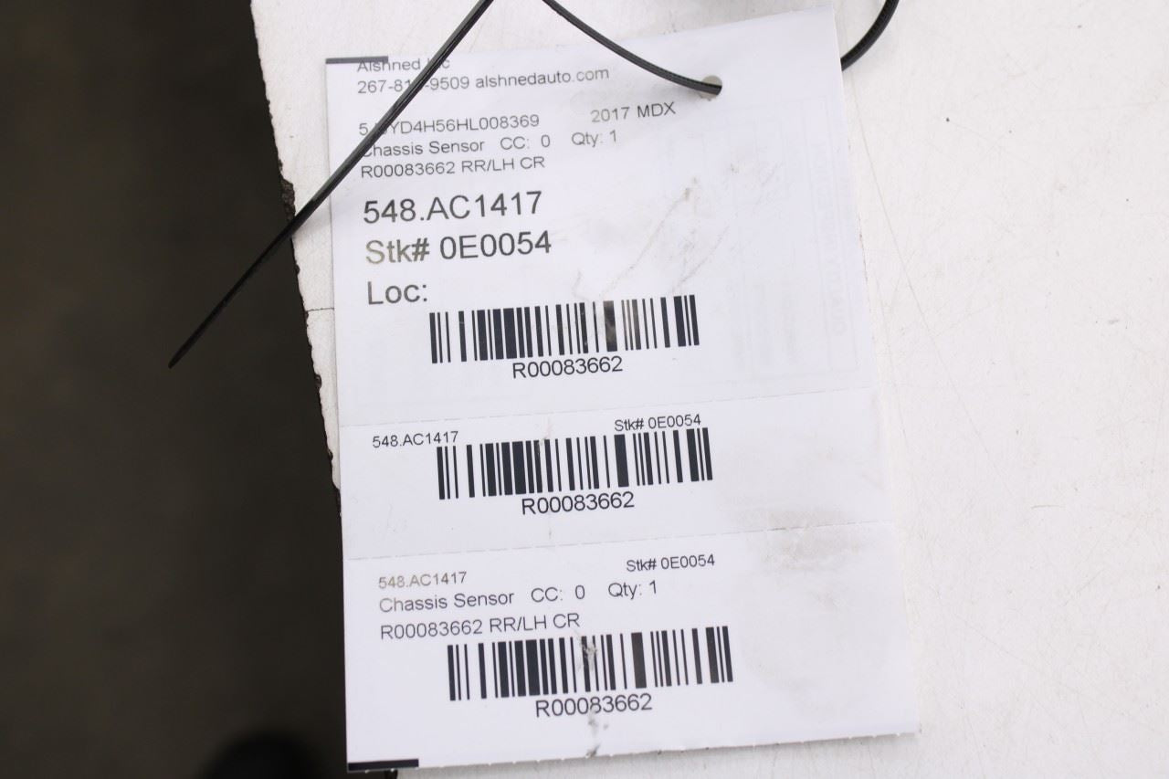14-20 Acura MDX w/Tech Pkg Rear Left Liftgate Anti Pinch Sensor 74956-TZ5A *ReaD10