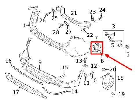 2019-2020 Hyundai Santa Fe Rear Right Bumper Lower Support Bracket 86614-S2000 - Alshned Auto Parts