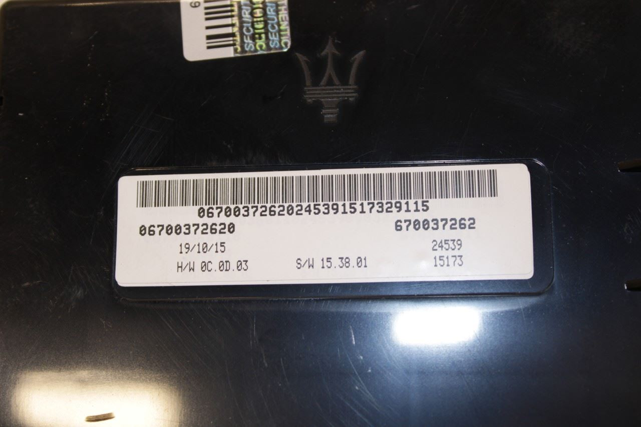 2015-16 Maserati Ghibli S Q4 3.0L Climate Heater Blower Control Module 670037262 - Alshned Auto Parts