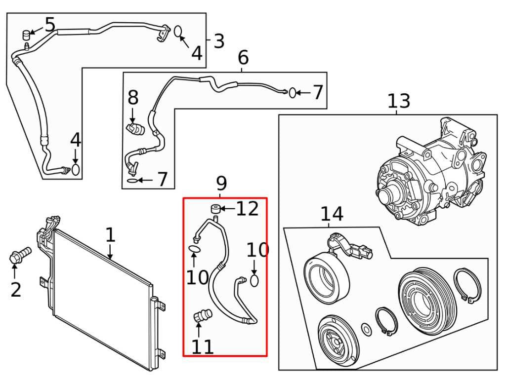 21-25 Mazda CX30 S 2.5L AWD AC Conditioning Discharge Hose Tube Pipe DGK9-614G0 - Alshned Auto Parts