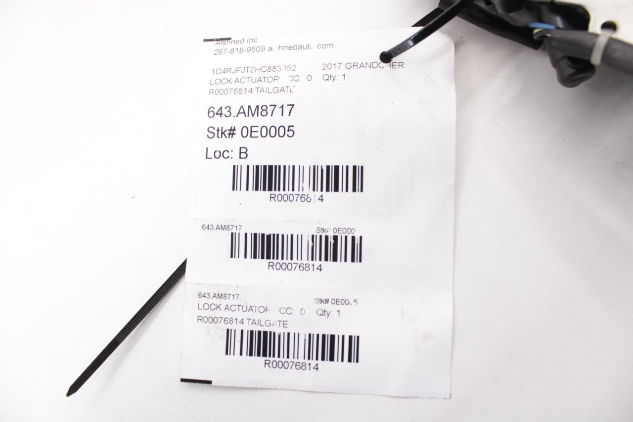 2011-2021 Jeep Grand Cherokee Summit Rear Liftgate Tailgate Lock Latch Actuator - Alshned Auto Parts