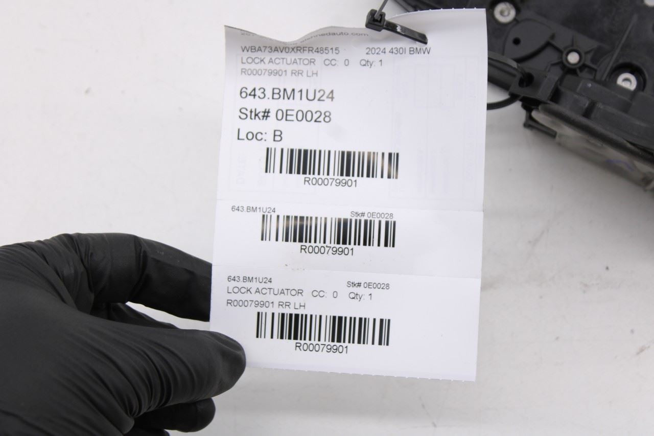 23-25 BMW 430i Gran Coupe xDrive Rear Left Driver Side Door Lock Latch Actuator - Alshned Auto Parts
