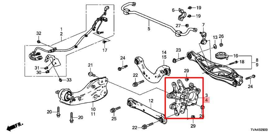 2018-2022 Honda Accord FWD Rear Left Side Spindle Knuckle Hub 52215-TVA-A01 OEM - Alshned Auto Parts