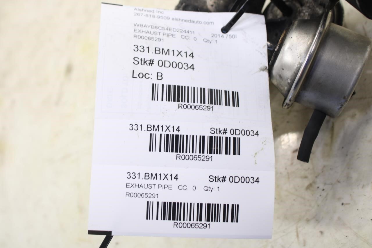 2010-2015 BMW 750i xDrive 4.4L AWD Rear Exhaust Muffler End Piece 18308603650 - Alshned Auto Parts