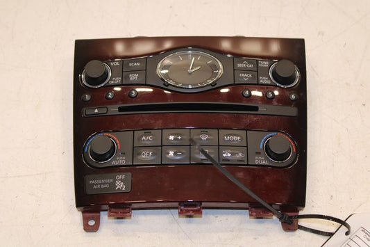 2014-2017 Infiniti QX50 Clock Radio Faceplate Temperature Climate Control Panel - Alshned Auto Parts
