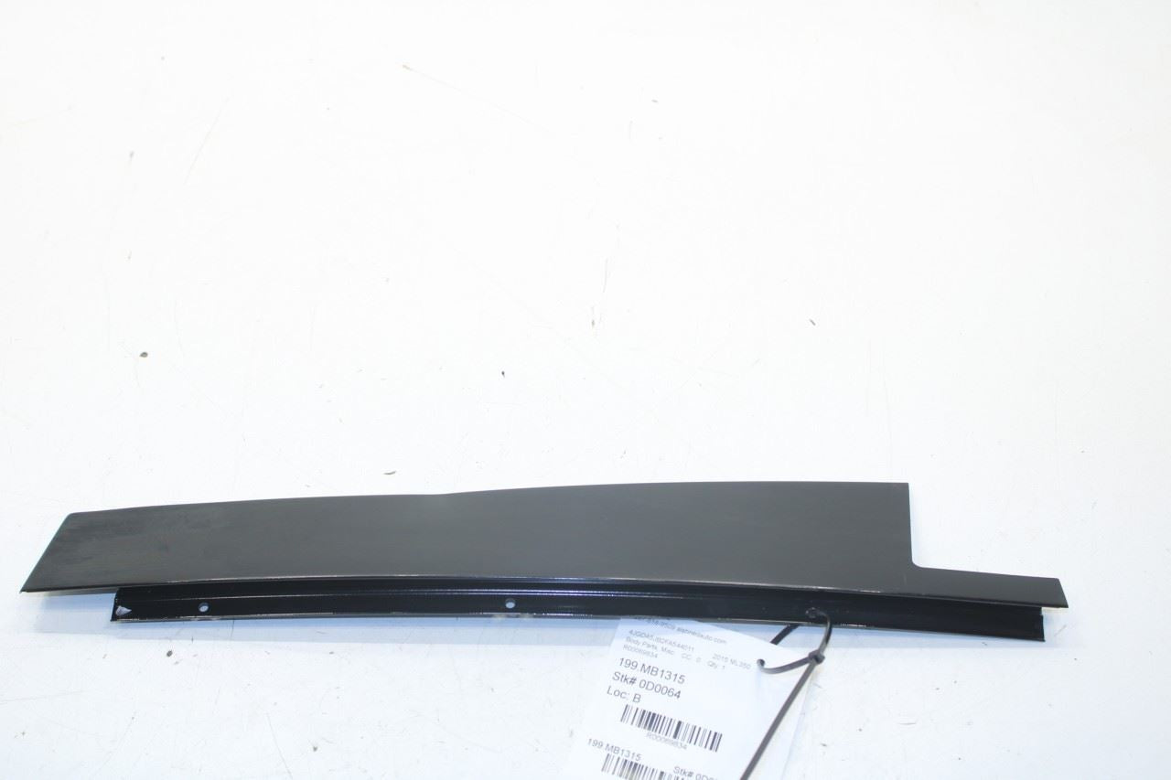 2012-15 Mercedes-Benz ML350 Rear Right Door B-Pillar Applique Molding 1666900487 - Alshned Auto Parts